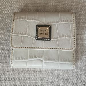 Dooney & Bourke Ivory Crocodile SM wallet